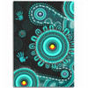Indigenous Australian Aboriginal Area Rug Memory Circle Of Country Spirit