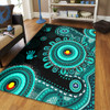 Indigenous Australian Aboriginal Area Rug Memory Circle Of Country Spirit