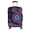 Indigenous Australian Aboriginal Luggage Cover Memory Circle Of Country Spirit