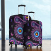 Indigenous Australian Aboriginal Luggage Cover Memory Circle Of Country Spirit