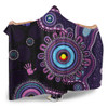 Indigenous Australian Aboriginal Hooded Blanket Memory Circle Of Country Spirit