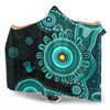 Indigenous Australian Aboriginal Hooded Blanket Memory Circle Of Country Spirit