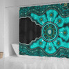 Indigenous Australian Aboriginal Shower Curtain Sacred Ancestral Spirit Journey Paths