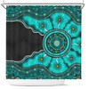 Indigenous Australian Aboriginal Shower Curtain Sacred Ancestral Spirit Journey Paths