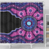 Indigenous Australian Aboriginal Shower Curtain Sacred Ancestral Spirit Journey Paths