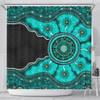 Indigenous Australian Aboriginal Shower Curtain Sacred Ancestral Spirit Journey Paths