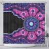 Indigenous Australian Aboriginal Shower Curtain Sacred Ancestral Spirit Journey Paths