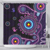 Indigenous Australian Aboriginal Shower Curtain Memory Circle Of Country Spirit