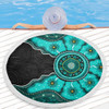 Indigenous Australian Aboriginal Beach Blanket Sacred Ancestral Spirit Journey Paths