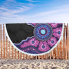 Indigenous Australian Aboriginal Beach Blanket Sacred Ancestral Spirit Journey Paths
