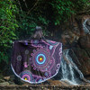 Indigenous Australian Aboriginal Beach Blanket Memory Circle Of Country Spirit