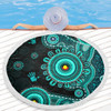 Indigenous Australian Aboriginal Beach Blanket Memory Circle Of Country Spirit