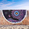 Indigenous Australian Aboriginal Beach Blanket Memory Circle Of Country Spirit