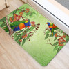 Indigenous Australian Aboriginal Doormat Rainbow Lorikeets Colorful Nature Spirit