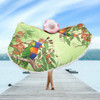 Indigenous Australian Aboriginal Beach Blanket Rainbow Lorikeets Colorful Nature Spirit
