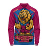 Brisbane Lions Long Sleeve Polo Shirt Our Club Our Community