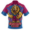 Brisbane Lions Zip Polo Shirt Our Club Our Community