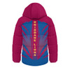 Brisbane Lions Hooded Padded Jacket Our Club Our Community