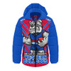 Western Bulldogs Hooded Padded Jacket Our Club Our Community