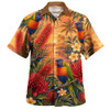 Australia Hawaiian Shirt Rainbow Lorikeet Sunset Paradise