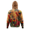 Australia Hoodie Rainbow Lorikeet Sunset Paradise