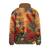 Australia Padded Jacket Rainbow Lorikeet Sunset Paradise