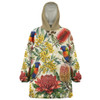 Australia Snug Hoodie Rainbow Lorikeet Watercolor Garden