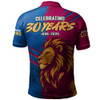 Brisbane Lions Polo Shirt 30 Years Celebrating Spirit Forged Through Belief