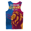 Brisbane Lions Men Singlet 30 Years Celebrating Spirit Forged Through Belief