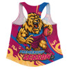 Brisbane Lions Women Racerback Tank Unstoppable Fighting Premiership Force