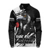 Collingwood Long Sleeve Polo Shirt Unstoppable Fighting Premiership Force