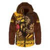 Hawthorn Hooded Padded Jacket Unstoppable Fighting Premiership Force