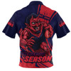 Melbourne Zip Polo Shirt Unstoppable Fighting Premiership Force