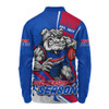 Western Bulldogs Long Sleeve Polo Shirt Unstoppable Fighting Premiership Force