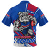 Western Bulldogs Zip Polo Shirt Unstoppable Fighting Premiership Force