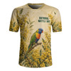 Australia Rugby Jersey National Wattle Day Rainbow Lorikeet Golden Garden