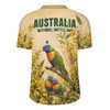 Australia Rugby Jersey National Wattle Day Rainbow Lorikeet Golden Garden
