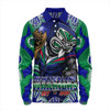 New Zealand Warriors Long Sleeve Polo Shirt Relentless Force Finals Series Championship