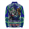New Zealand Warriors Long Sleeve Polo Shirt Relentless Force Finals Series Championship