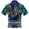 New Zealand Warriors Zip Polo Shirt Relentless Force Finals Series Championship