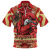 Redcliffe Dolphins Zip Polo Shirt Relentless Force Finals Series Championship