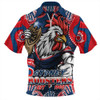 Sydney Roosters Zip Polo Shirt Relentless Force Finals Series Championship