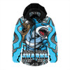 Cronulla-Sutherland Sharks Hooded Padded Jacket Relentless Force Finals Series Championship