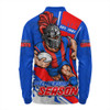 Newcastle Knights Long Sleeve Polo Shirt Unstoppable Fighting Premiership Force