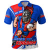 Newcastle Knights Polo Shirt Unstoppable Fighting Premiership Force