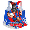 Newcastle Knights Women Racerback Tank Unstoppable Fighting Premiership Force