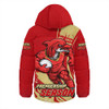 Redcliffe Dolphins Hooded Padded Jacket Unstoppable Fighting Premiership Force