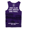 Fremantle Men Tank Top One Team One Premiership Dream