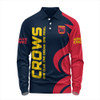 Adelaide Crows Long Sleeve Polo Shirt One Team One Premiership Dream