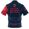 Adelaide Crows Zip Polo Shirt One Team One Premiership Dream